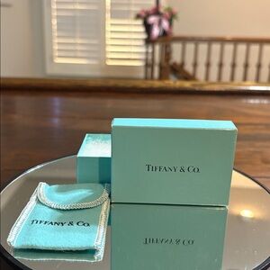 TIFFANY & CO. Turquoise Box with Pouch